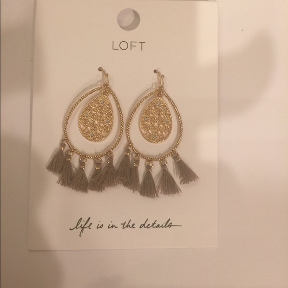 Loft Filigree tassel drop earring - Picture 7 of 7